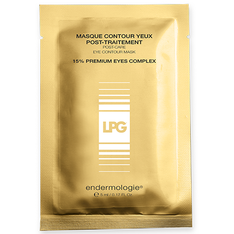 Post-care eye contour mask